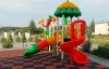 zjeżdżalnia i wieża plac zabaw safari 07 konstrukcja stalowa HDPE publiczny plac zabaw